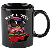 Funny Mexican No Me Ghosta Halloween Ghost 11oz C Handle Ceramic Mug