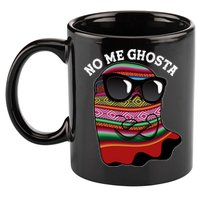 Funny Mexican No Me Ghosta Halloween Ghost 11oz C Handle Ceramic Mug