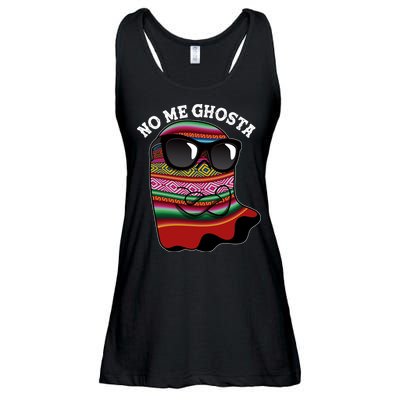 Funny Mexican No Me Ghosta Halloween Ghost Ladies Essential Flowy Tank