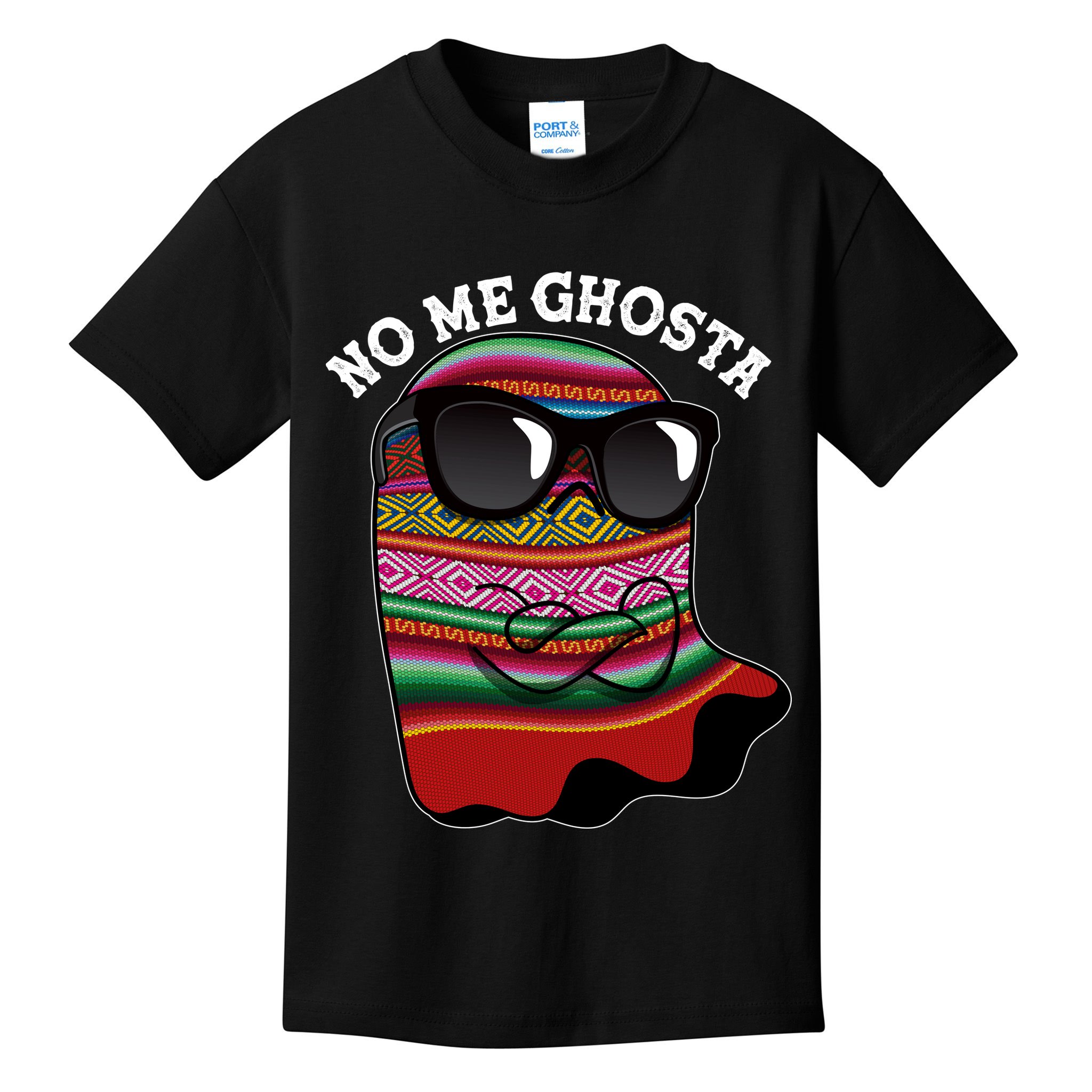 Funny Mexican No Me Ghosta Halloween Ghost Kids T-Shirt