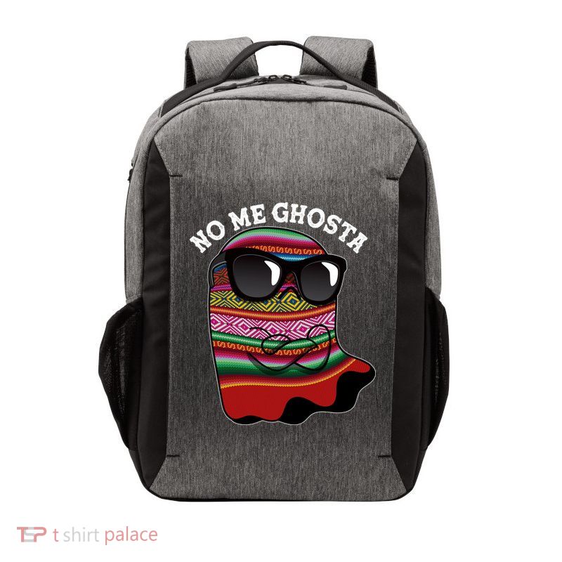 Funny Mexican No Me Ghosta Halloween Ghost Vector Backpack