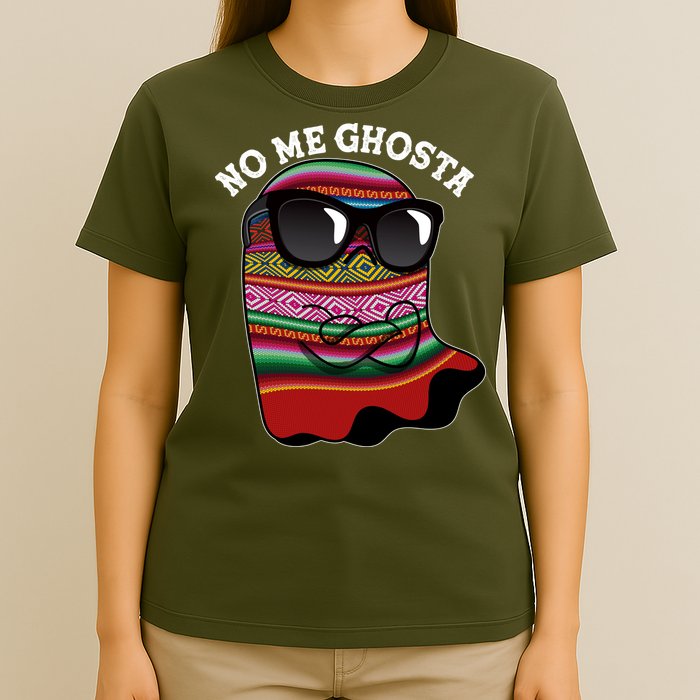 Funny Mexican No Me Ghosta Halloween Ghost T-Shirt