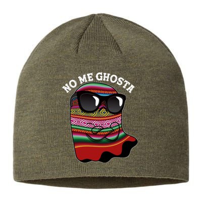 Funny Mexican No Me Ghosta Halloween Ghost Sustainable Beanie