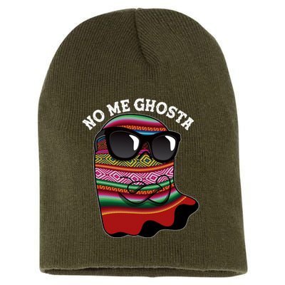 Funny Mexican No Me Ghosta Halloween Ghost Short Acrylic Beanie