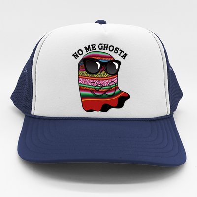 Funny Mexican No Me Ghosta Halloween Ghost Trucker Hat