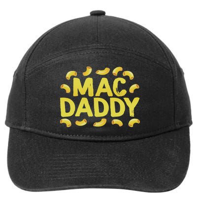 Funny Mac N Cheese Mac Daddy 7-Panel Snapback Hat