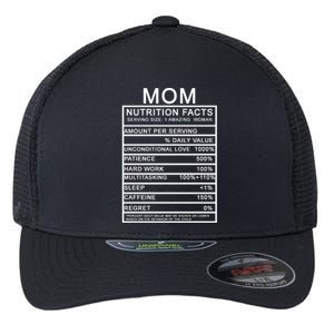 Funny Mom Nutrition Facts Flexfit Unipanel Trucker Cap