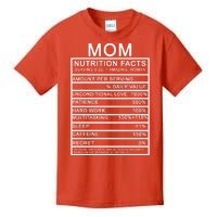 Funny Mom Nutrition Facts Kids T-Shirt