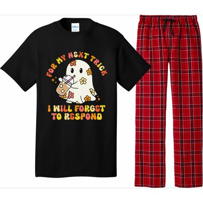 For My Next Trick I Will Forget To Respond Funny Halloween Pajama Set