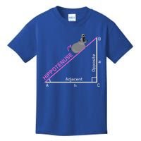 Funny Math Nerd Hippotenuse Joke Gift Design Idea Great Gift Kids T-Shirt