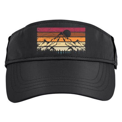 Forest Mountain Outdoors Nature Wildlife Trees Retro Hiking Adult Drive Performance Visor