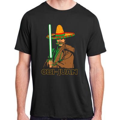 Funny Mexican Obi Juan Movie Parody Nerd Cinco De Mayo Gift Adult ChromaSoft Performance T-Shirt