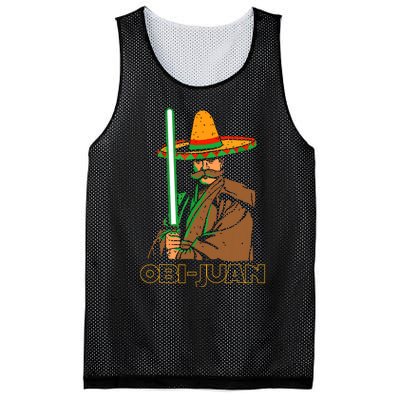 Funny Mexican Obi Juan Movie Parody Nerd Cinco De Mayo Gift Mesh Reversible Basketball Jersey Tank