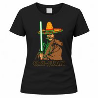 Funny Mexican Obi Juan Movie Parody Nerd Cinco De Mayo Gift Women's T-Shirt