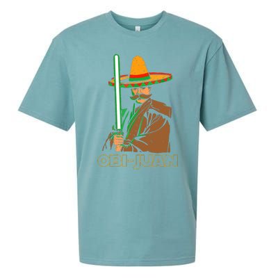 Funny Mexican Obi Juan Movie Parody Nerd Cinco De Mayo Gift Sueded Cloud Jersey T-Shirt