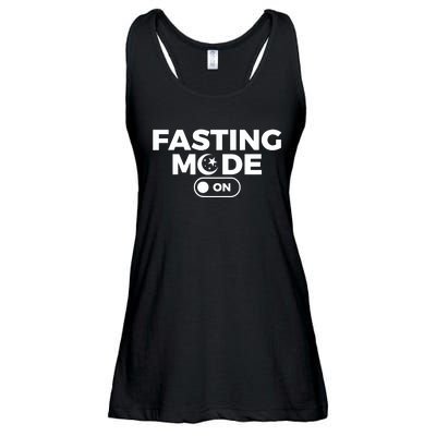 Fasting Mode On Ramadan Mubarak Ladies Essential Flowy Tank