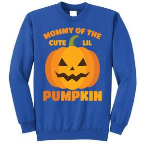 Funny Mommy Of The Cute Lil Pumpkin Halloween Gift Sweatshirt