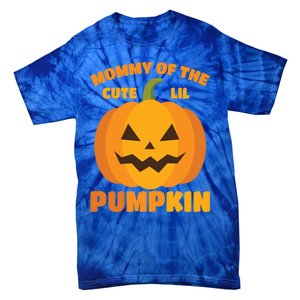 Funny Mommy Of The Cute Lil Pumpkin Halloween Gift Tie-Dye T-Shirt