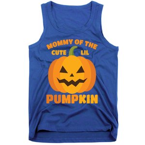 Funny Mommy Of The Cute Lil Pumpkin Halloween Gift Tank Top