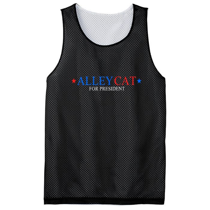 Funny Morals Of An Alley Cat For President 2024 Gift Mesh Reversible Basketball Jersey Tank