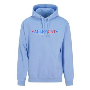 Funny Morals Of An Alley Cat For President 2024 Gift Unisex Surf Hoodie