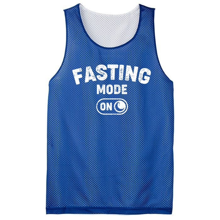 Fasting Mode On Cool Ramadan Karim Design Gift Mesh Reversible Basketball Jersey Tank