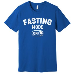 Fasting Mode On Cool Ramadan Karim Design Gift Premium T-Shirt