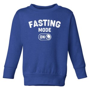 Fasting Mode On Cool Ramadan Karim Design Gift Toddler Sweatshirt