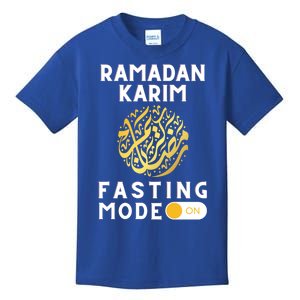 Fasting Mode On Funny Ramadan Mubarak Karim For Muslims Gift Kids T-Shirt