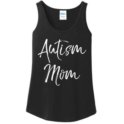 funny Mom of Boys Autism Gift Idea for Mother's Day Ladies Essential Tank