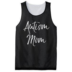 funny Mom of Boys Autism Gift Idea for Mother's Day Mesh Reversible Basketball Jersey Tank