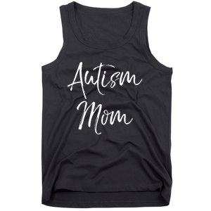 funny Mom of Boys Autism Gift Idea for Mother's Day Tank Top