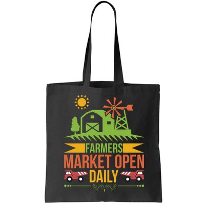 Farmers Market Open Daily Bag
