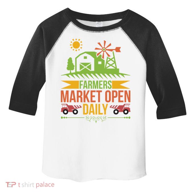 Farmers Market Open Daily Toddler Fine Jersey T-Shirt