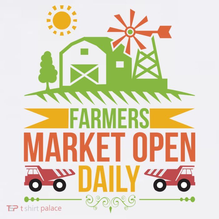 Farmers Market Open Daily Kids T-Shirt