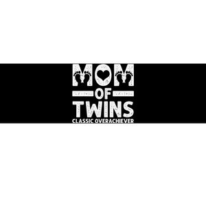 Funny Mom Of Twins Classic Overachiever Cool Twin Mom Gift Bumper Sticker