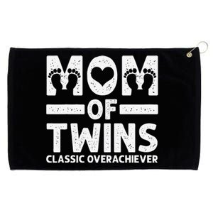 Funny Mom Of Twins Classic Overachiever Cool Twin Mom Gift Grommeted Golf Towel