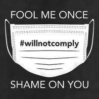 Fool Me Once I Will Not Comply Anti Mask No More Masks Cool Comfort Performance Bucket Hat