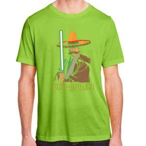 Funny Mexican Obi Juan Movie Parody Nerd Cinco De Mayo Gift Adult ChromaSoft Performance T-Shirt