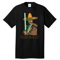 Funny Mexican Obi Juan Movie Parody Nerd Cinco De Mayo Gift Tall T-Shirt