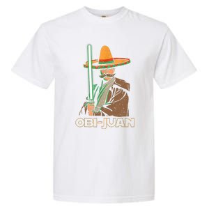 Funny Mexican Obi Juan Movie Parody Nerd Cinco De Mayo Gift Garment-Dyed Heavyweight T-Shirt