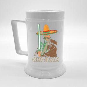 Funny Mexican Obi Juan Movie Parody Nerd Cinco De Mayo Gift Beer Stein