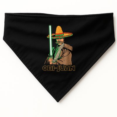Funny Mexican Obi Juan Movie Parody Nerd Cinco De Mayo Gift USA-Made Doggie Bandana
