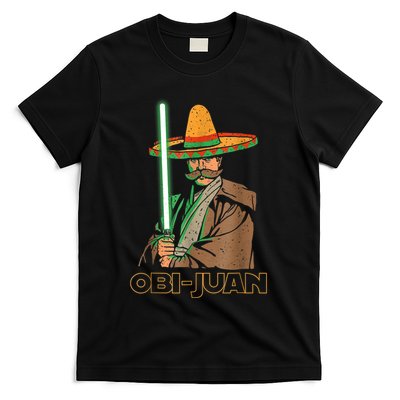 Funny Mexican Obi Juan Movie Parody Nerd Cinco De Mayo Gift T-Shirt