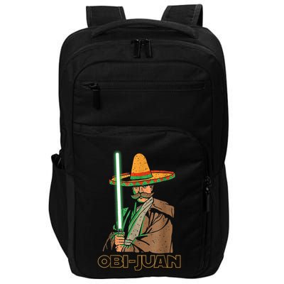 Funny Mexican Obi Juan Movie Parody Nerd Cinco De Mayo Gift Impact Tech Backpack