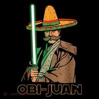 Funny Mexican Obi Juan Movie Parody Nerd Cinco De Mayo Gift Flatbill Hat