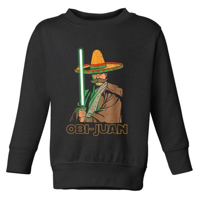 Funny Mexican Obi Juan Movie Parody Nerd Cinco De Mayo Gift Toddler Sweatshirt