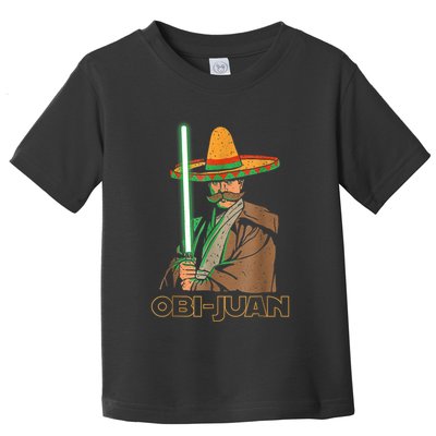 Funny Mexican Obi Juan Movie Parody Nerd Cinco De Mayo Gift Toddler T-Shirt