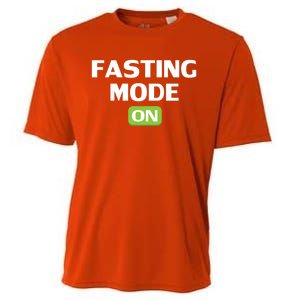 Fasting Mode On Ramadan Muslim Gift Cooling Performance Crew T-Shirt