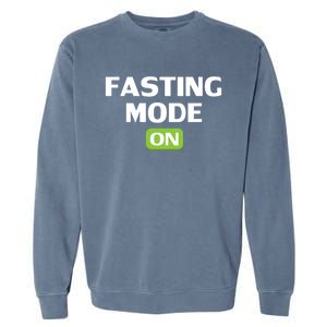 Fasting Mode On Ramadan Muslim Gift Garment-Dyed Sweatshirt